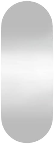 vidaXL Oval Wall Mirror 59x157 in Transparent