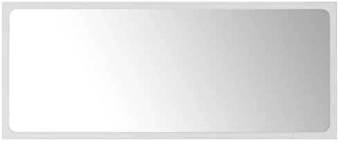 VRAXO Bathroom Mirror White Contemporary 354x146 Inch