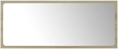 Sonoma Oak Wall Mirror 354 x 146 for Bathroom Bedroom