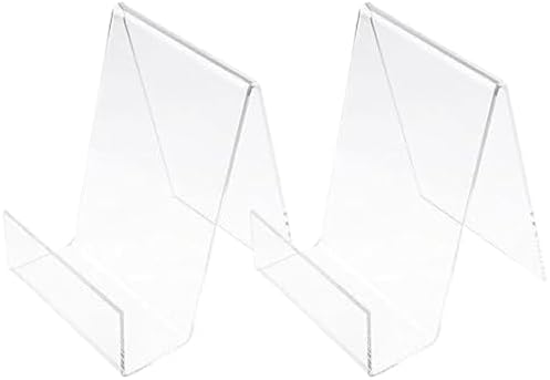2Pcs Acrylic Book Stand for Reading
