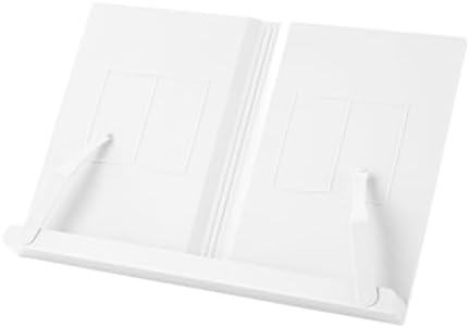 QUQUQ Cookbook Holder Universal Reading Stand White