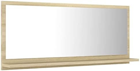Wall Mirror with Bottom Shelf for Bathroom Vanity 1