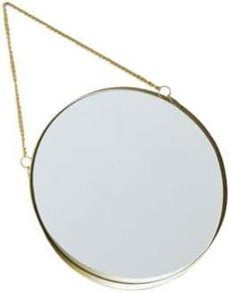 Large Round Wall-Mounted Vanity Mirror