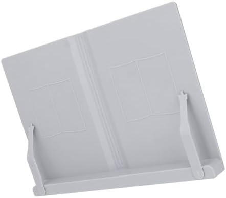 Focket Desk Adjustable Book Stand for Tablet and Laptop Grey