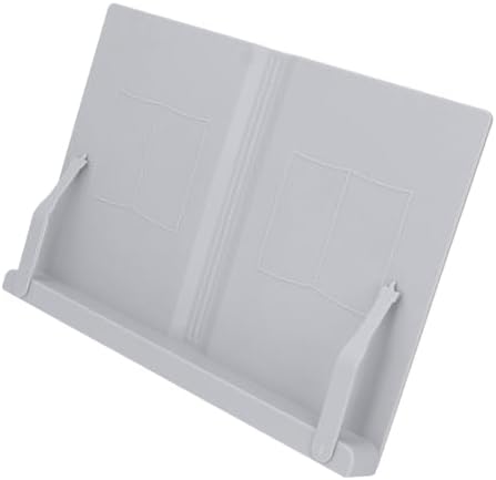 Focket Desk Adjustable Book Stand for Tablet and Laptop Grey