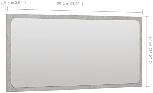 YITHOPI Contemporary Rectangle Wall Mirror