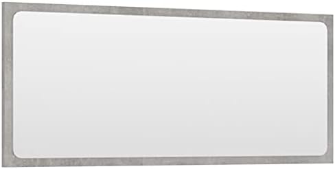 Bathroom Mirror Concrete Gray 354x146 Inch Wall Mounted