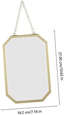 SOLUSTRE Wall Mirror Hanging Chain Decorative Vanity Mirror
