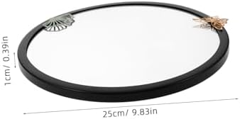 Healvian Wall-Mounted Round Mirror for Bathroom and Vanity Use
