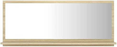 Wall Mirror with Bottom Shelf for Bathroom Vanity 1