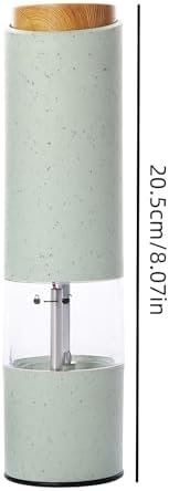 WANGJIAOID Electric Pepper Mill with LED Light