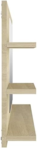 YITHOPI Contemporary Bathroom Mirror Sonoma Oak