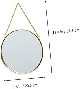 BIUDECO Round Wall Mounted Makeup Mirror