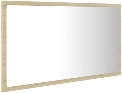 VRAXO LED Mirror Sonoma Oak 315x33x146 1