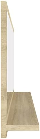 Wall Mirror with Bottom Shelf for Bathroom Vanity 1