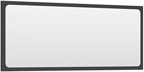 Modern Gray Bathroom Mirror Wall Mount