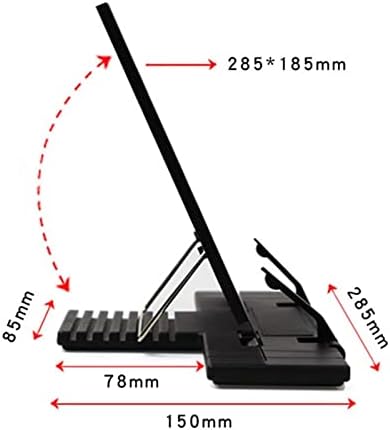 UHRLGHS Adjustable Metal Book Stand for Kitchen and Office