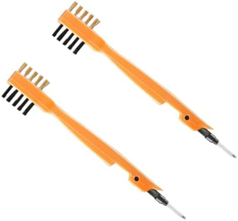 Ipetboom 2pcs Steel Tile Cleaning Brush for Bathroom and Window Grooves 1