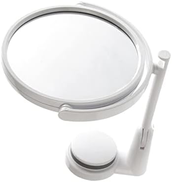 MERRYHAPY 180 Degree Adjustable Round Wall Mirror for Makeup