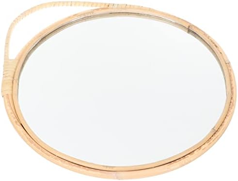 Veemoon Rattan Round Mirror Wall Decor
