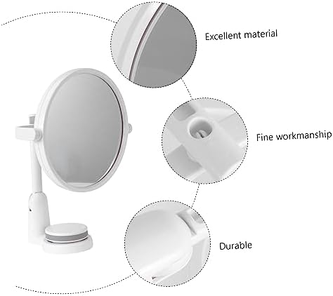 Adjustable 180 Wall Mirror with Rotation for Vanity and Makeup