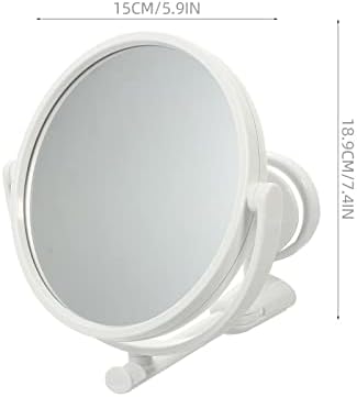 Garneck Wall Mounted Folding Rotating Makeup Mirror 1