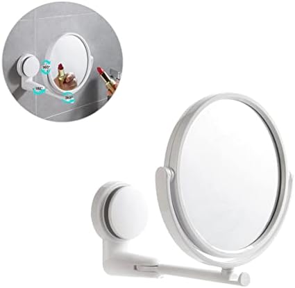 PartyKindom Adjustable Wall Mounted Round Mirror