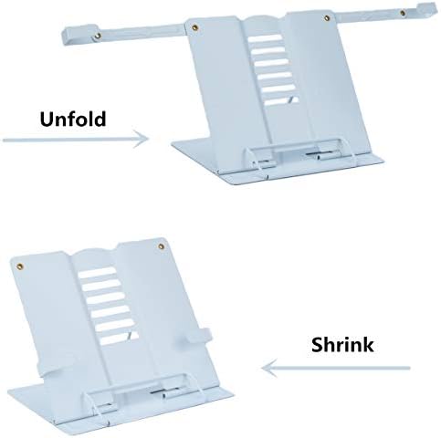 Citmage Heavy Duty Metal Book Stand with 6 Positions