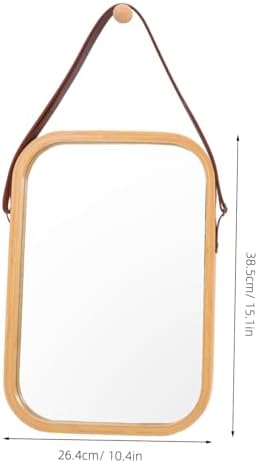 NIYANGLE Wall Mounted Rectangular Mirror Modern Vanity