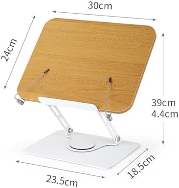 Adjustable Foldable Cookbook Stand for Kitchen and Office