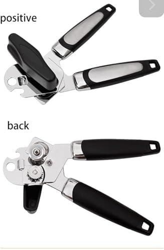 3-in-1 Stainless Steel Can Opener with Bottle Opener and Lid Lifter