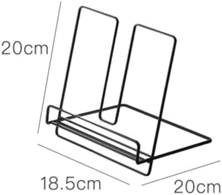 QUQUQ Cookbook Holder for Kitchen Counter Adjustable Recipe Book Stand White
