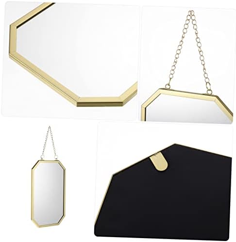 Chic Wall Mirror with Hanging Chain for Bathroom and Living Room