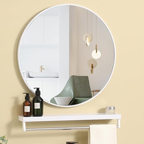 ZPRYZHD 50cm Round Wall Mirror with Shatterproof Glass