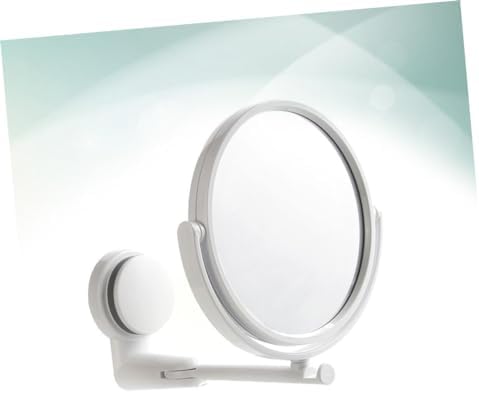 Outanaya Wall Mounted Round Vanity Mirror Rotating Double Sided