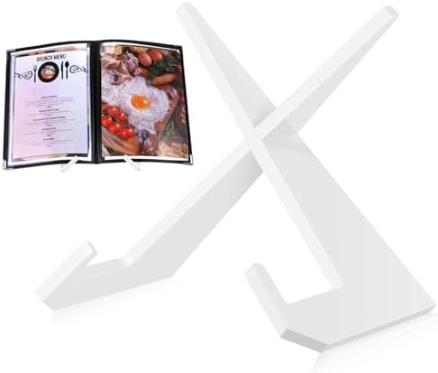 Menkxi Acrylic Cookbook Stand - 65 x 85 Inches White
