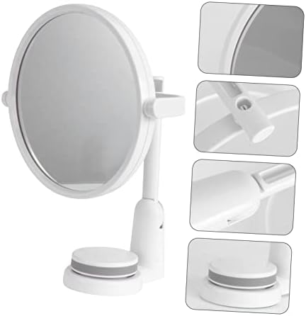 LALADEFIEE Rotating Wall Mirror No Drilling