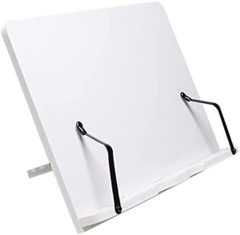 KALLORY Adjustable Wooden Book Display Stand for Textbooks and Cookbooks