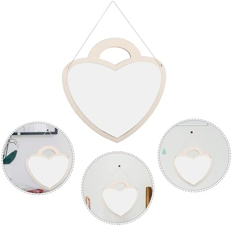 ULTECHNOVO Cute Heart Lock Wall Mirror