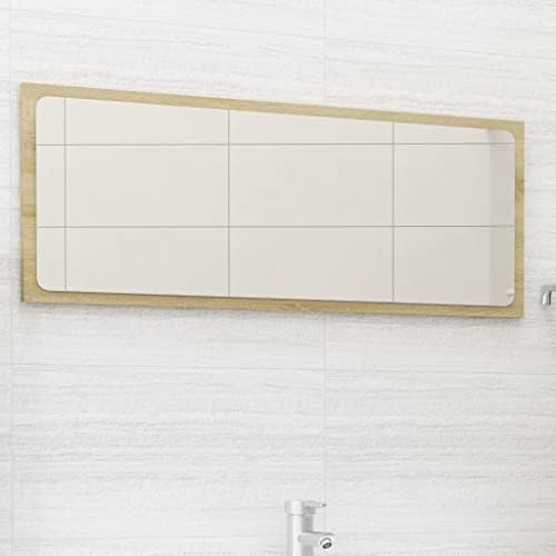 Sonoma Oak Wall Mirror 354 x 146 for Bathroom Bedroom