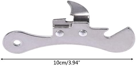 Ergonomic Manual Can Opener with Jar Lid Tool