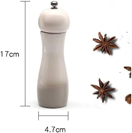 Refillable Salt and Pepper Mill Set of 2 Adjustable Ceramic Grinder 1