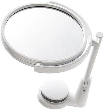 Outanaya Wall Mounted Round Vanity Mirror Rotating Double Sided