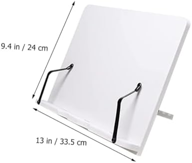 Adjustable Wooden Cookbook Stand for Home Office Use