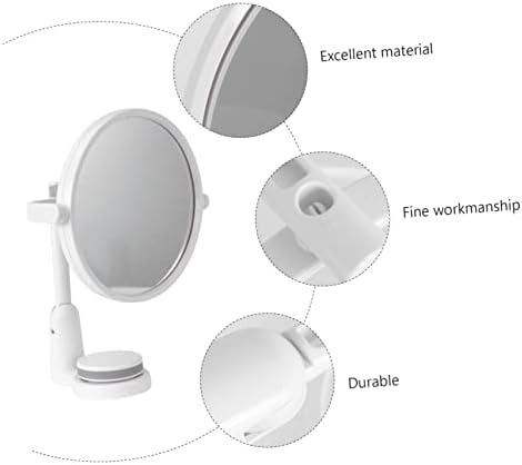 LALADEFIEE Rotating Wall Mirror No Drilling