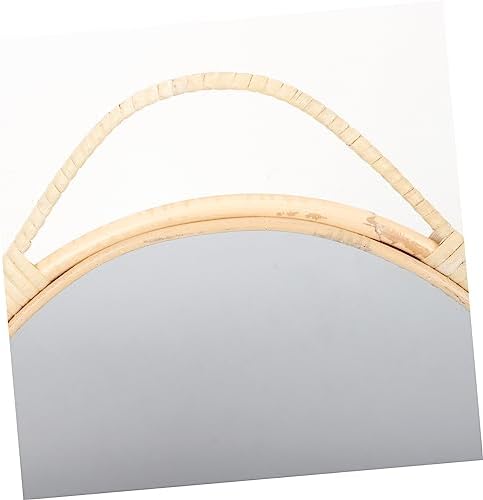 DECHOUS Wall Hanging Rattan Decor Mirror