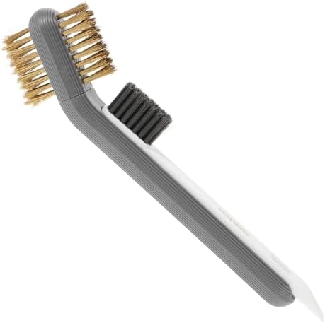 SEWOART Kitchen Brush with Metal Scraper for Stove Cleaning 1