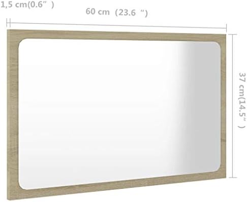YITHOPI Rectangle Wall Mirror 236x146 Inches 1
