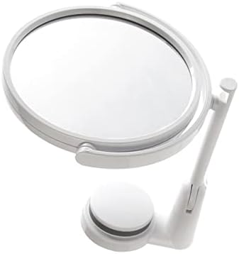 WOONEKY Foldable Vanity Mirror 180 Rotation Wall Mounted Makeup Mirror