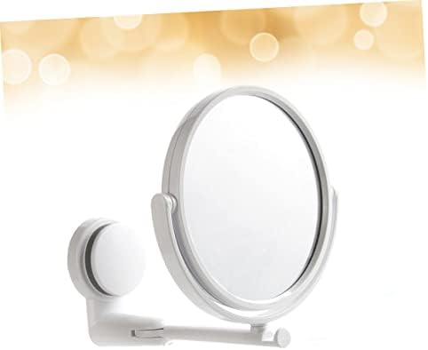 MERRYHAPY 180 Degree Adjustable Round Wall Mirror for Makeup